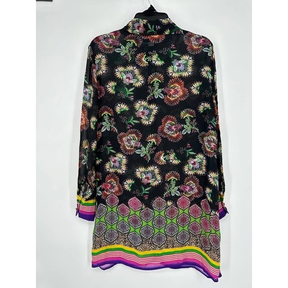 ALEXIS Foley Tapestry Floral Top Midnight Bloom - Picture 7 of 10